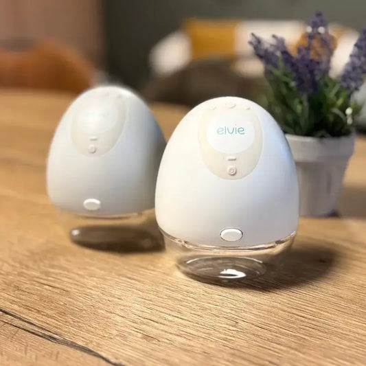 De Elvie Pump in detail – gefotografeerd in onze praktijk.