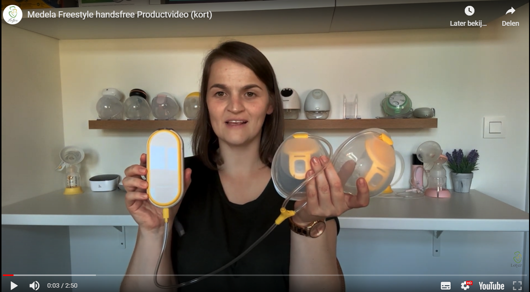 Video laden: Medela Freestyle borstkolf productvideo door kolfconsulente Evi van Lotjez