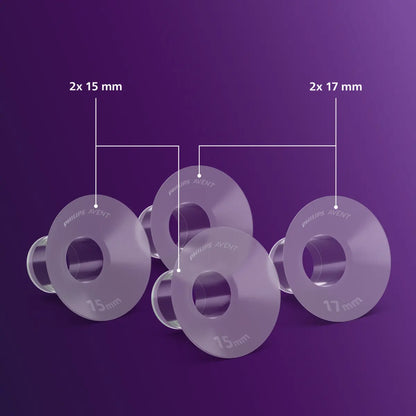 Philips Avent Handsfree Kolf Verkleiners - Small (15mm & 17mm)