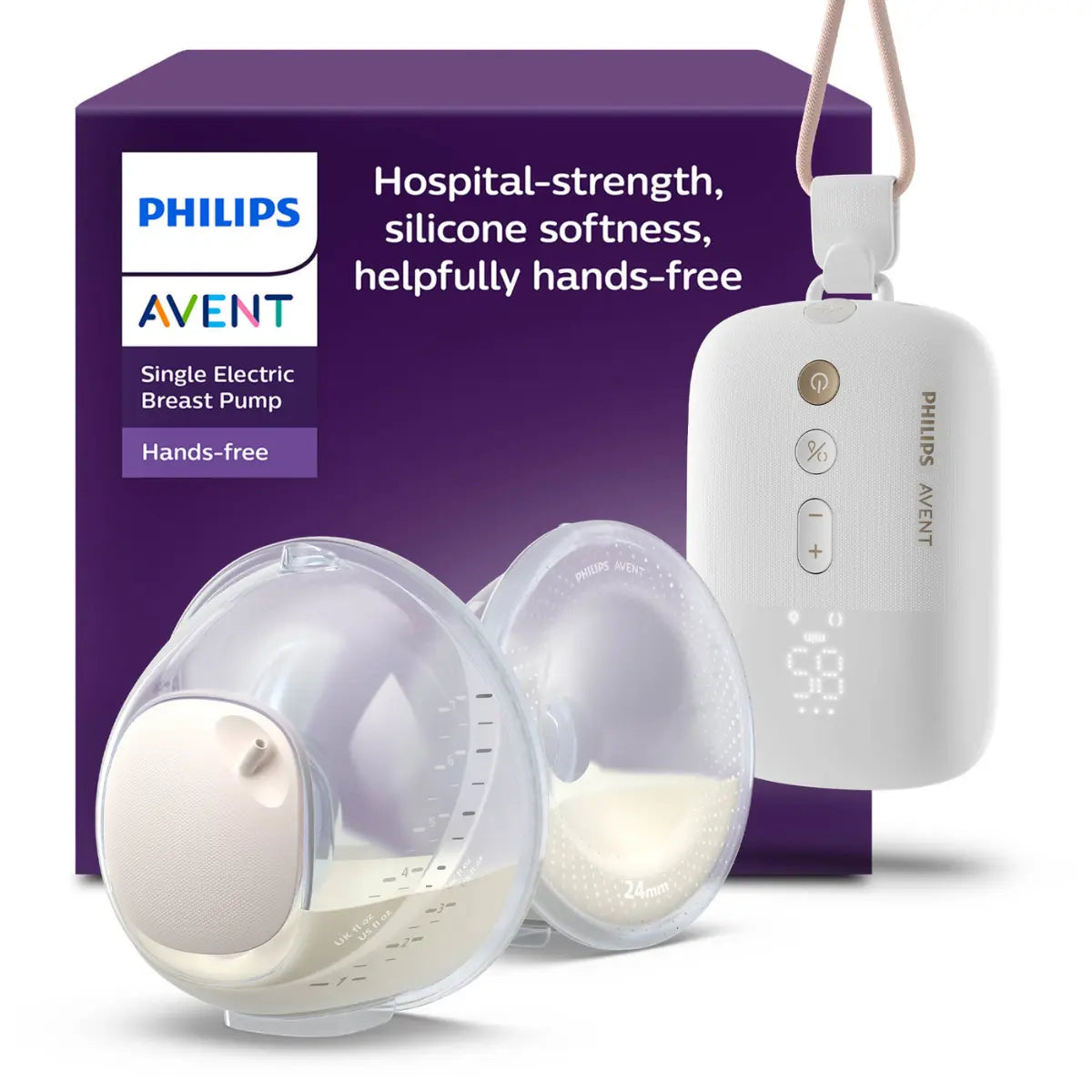 Philips Avent Handsfree borstkolf en de doos
